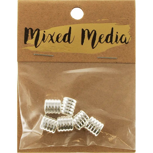 11mm x 10mm Metal Alloy Indent Tubes